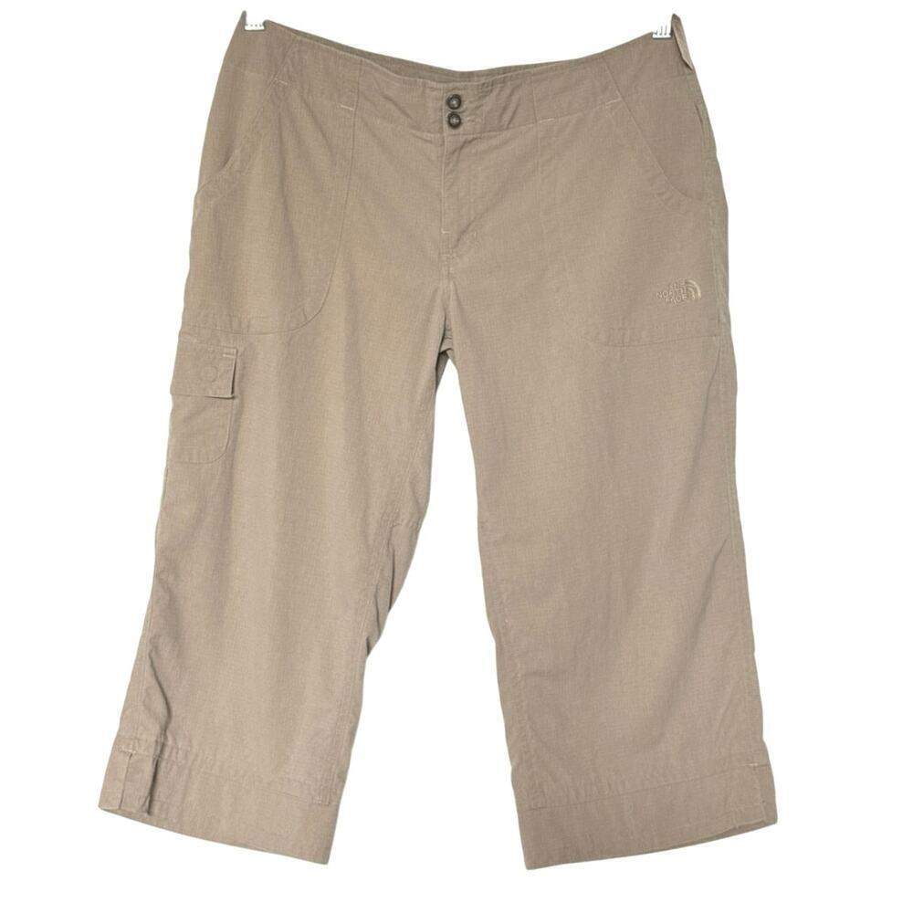 The North Face Women’s Cropped Pants Trail Hiking Lightweight Size 8 Tan